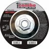 United Abrasives-Sait United Abrasives - Sait 22430 Depressed Center Wheel T27 Z-TECH 4-1/2"x .095" x 5/8-11" Zirconium - Pkg Qty 10