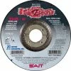 United Abrasives-Sait United Abrasives - Sait 22620 Depressed Center Wheel T27 4-1/2"x 1/8" x 7/8" 24 Grit Zirconium - Pkg Qty 25