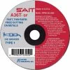 United Abrasives-Sait United Abrasives - Sait 23042 Cut Off Wheel Type 1 A36T 3" x 1/16" x 1/4" 36 Grit Aluminum Oxide - Pkg Qty 50