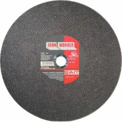 United Abrasives-Sait United Abrasives - Sait 24051 Cut Off Wheel Type 1 Ironworker 14" x 3/32" x 1" Aluminum Oxide - Pkg Qty 10