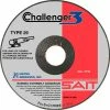 United Abrasives-Sait United Abrasives - Sait 27615 Challenger III Grinding Wheel Type 29 5 " x 1/8 " x 7/8" 36 Grit - Pkg Qty 10