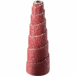 United Abrasives-Sait United Abrasives - Sait 38333 Full Taper Cartridge Roll 5/8" x 2" x 1/8" 80 Grit Aluminum Oxide - Pkg Qty 100