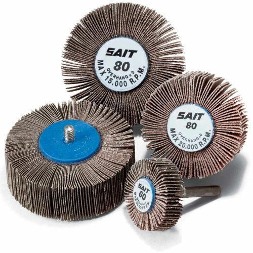 United Abrasives-Sait United Abrasives - Sait 71054 2A Flap Wheel 2-1/2" x 1/2" x 1/4"-20 240 Grit Aluminum Oxide - Pkg Qty 10 1 United Abrasives-Sait United Abrasives - Sait 71054 2A Flap Wheel 2-1/2" x 1/2" x 1/4"-20 240 Grit Aluminum Oxide - Pkg Qty 10