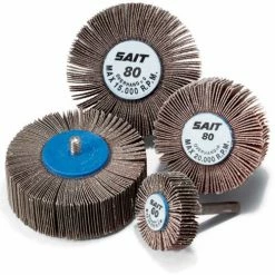 United Abrasives-Sait United Abrasives - Sait 71082 2A Flap Wheel 3" x 1" x 1/4"-20 120 Grit Aluminum Oxide - Pkg Qty 10