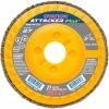 United Abrasives-Sait United Abrasives - Sait 72214 Flap Disc T27 Ovation Attacker + 5"x 7/8" 36 Grit Zirconium - Pkg Qty 10
