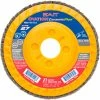 United Abrasives-Sait United Abrasives - Sait 72227 Ovation Attacker Flap Disc T27 5"x 7/8" 40 Grit Ceramic - Pkg Qty 10