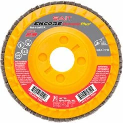 United Abrasives-Sait United Abrasives - Sait 72258 Encore Flap Disc Type 29 5 " x 7/8" 60 Grit Ceramic - Pkg Qty 10