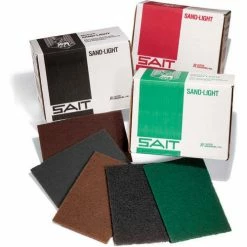 United Abrasives-Sait United Abrasives - Sait 77446 Sand-Light Hand Pad 6 " x 9" Stainless Non-Woven Coarse - Pkg Qty 20