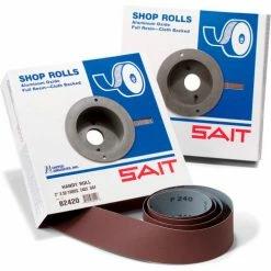 United Abrasives-Sait United Abrasives - Sait 81805 DA-F Shop Roll 1" x 50 Yds 180 Grit Handy Roll Aluminum Oxide