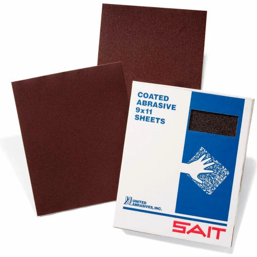 United Abrasives-Sait United Abrasives - Sait 84911 DA-F Sanding Sheets 9" x 11" DAF 80 Grit Aluminum Oxide - Pkg Qty 25 1 United Abrasives-Sait United Abrasives - Sait 84911 DA-F Sanding Sheets 9" x 11" DAF 80 Grit Aluminum Oxide - Pkg Qty 25